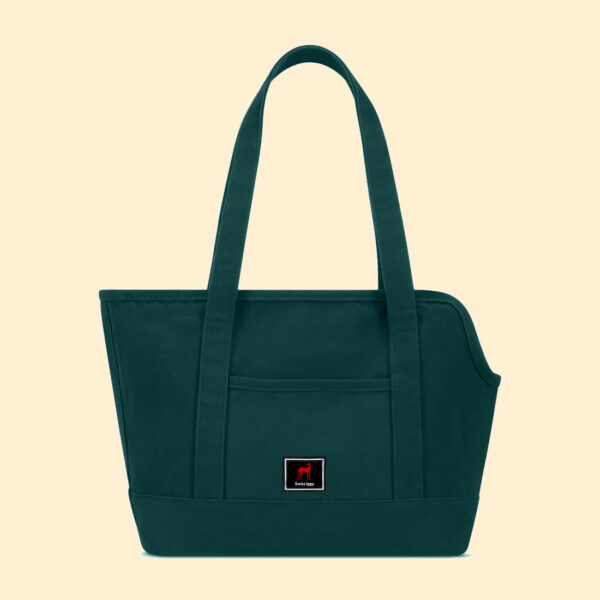 Zurich Zenith | Canvas Dog Bag Carrier Tote - Green