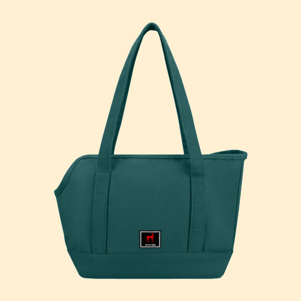 Zurich Zenith | Canvas Dog Bag Carrier Tote - Green - Image 5